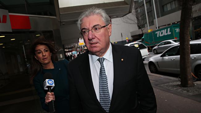 Lawyer Ian Robertson walking into ICAC in September 2019. Picture: Adam Yip