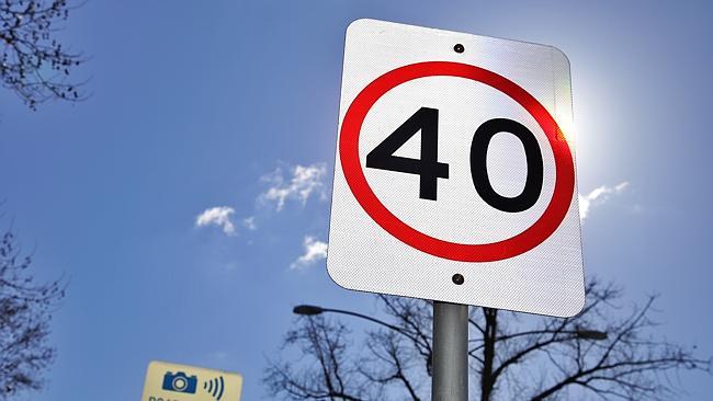 Speed Cameras and 40kmph Signs