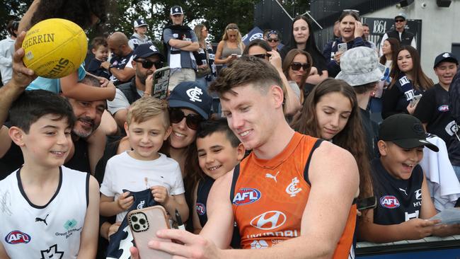 Sam Walsh is in doubt for round one. Picture: David Crosling