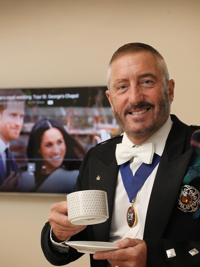 Andrew Jenner 58 of Acton Park is a former mayor of Windsor Borrough and has been invited to the Royal Wedding but will be watching it at home on TV. Picture: SAM ROSEWARNE.