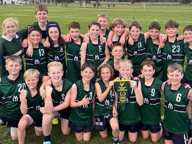 Montpellier Primary School has qualified for the School Sports Victoria state football championships. Picture: Supplied.