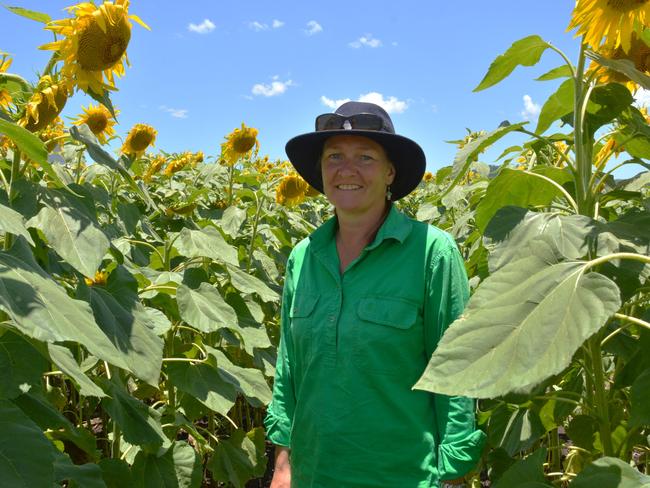 Lilyvale Flower Farm co-owner Ainsley Smith. Photo: Jessica Klein