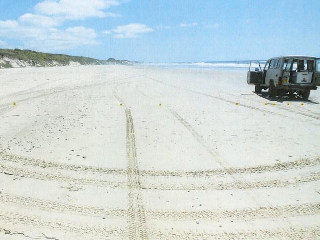 Iluka Beach on January 27, 2011.