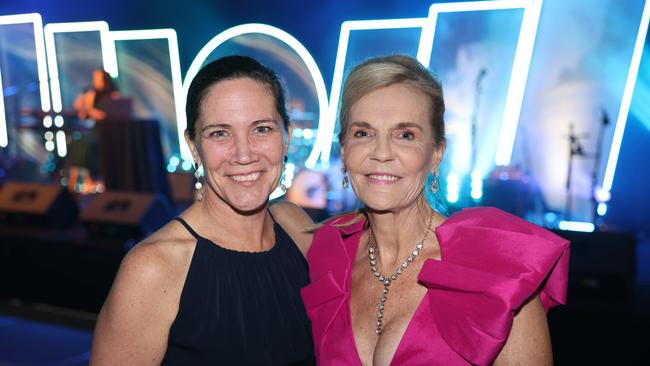 Caitlin Byrne and Robyn Cameron at the Gold Coast Business Excellence Awards 2024 Gala for Gold Coast at Large. Picture, Portia Large.
