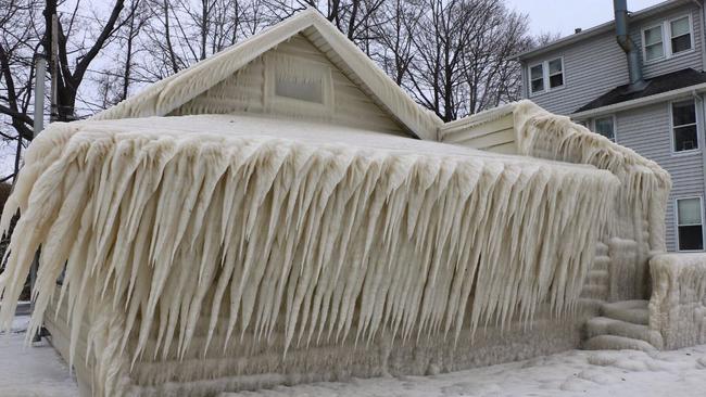 The home has been dubbed “ice house”. Picture: John Kucko Digital