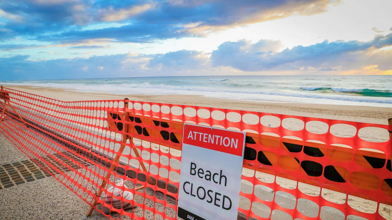 Coronavirus Gold Coast: Closed beaches – the amazing pictures | Gold ...