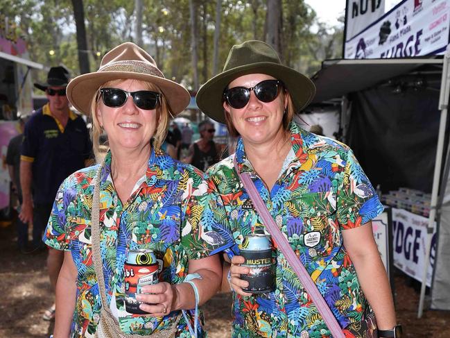 April White and Julie Langridge at Gympie Music Muster. Picture: Patrick Woods.