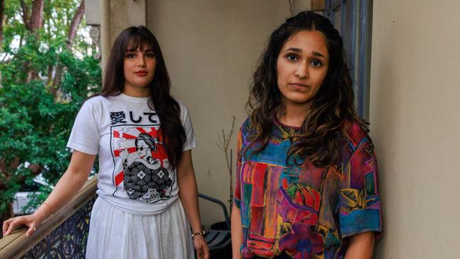 Eisha Farrukh and Yatha Jain who struggled with continuous rental price increases in Sydney.