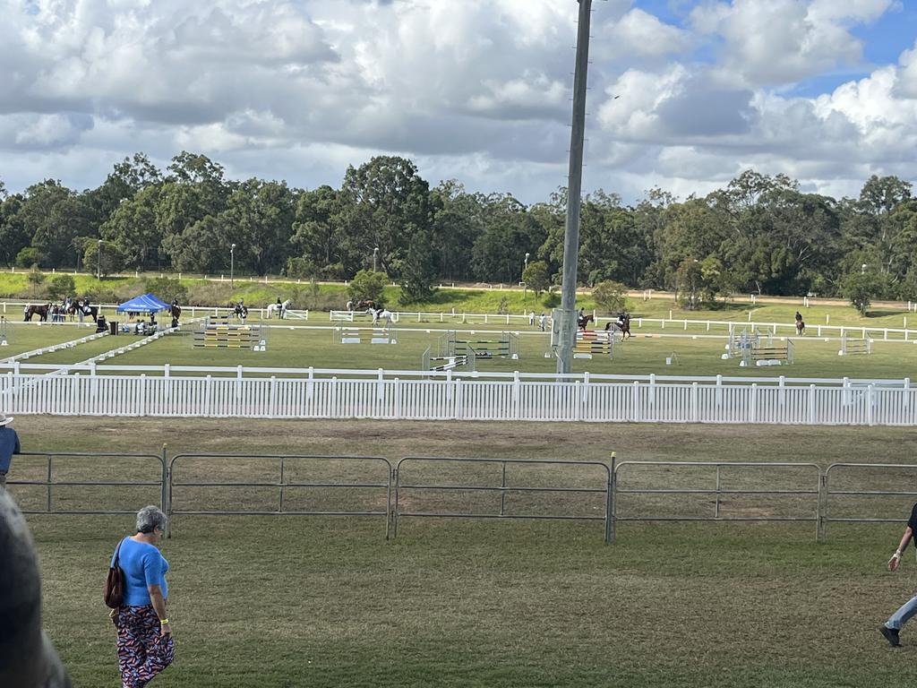 Showjumping at the Fraser Coast Show.