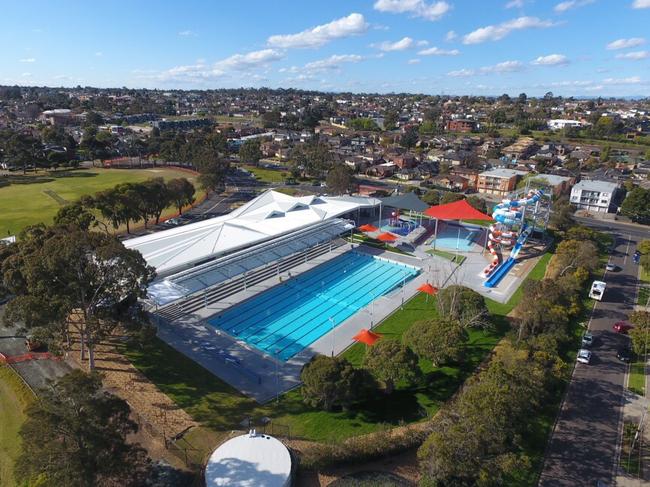 An aerial view of the new complex.