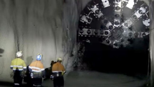 Inside Anglo American's Grosvenor Coal Mine near Moranbah. Picture: Youtube