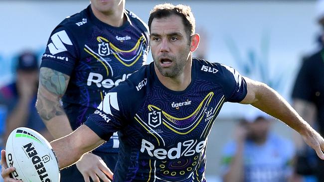 Cameron Smith and Cameron Munster are back for the Storm. Picture: Getty Images