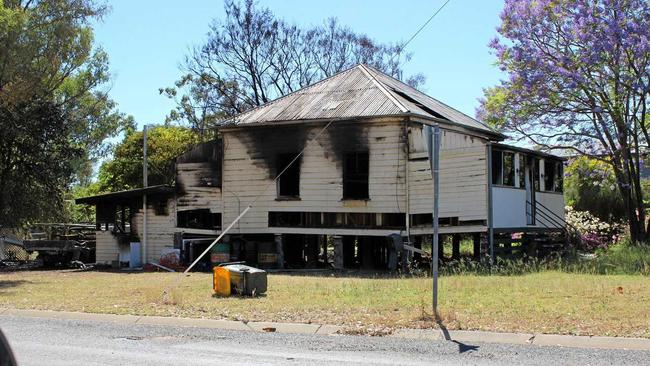 Lester Edwards' Hypatia Street home that was destroyed by fire in November. Picture: Alana Calvert