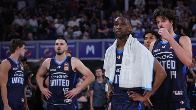 Last year’s NBL grand final defeat at the hands of Tasmania was gut wrenching for United. Picture: Getty Images