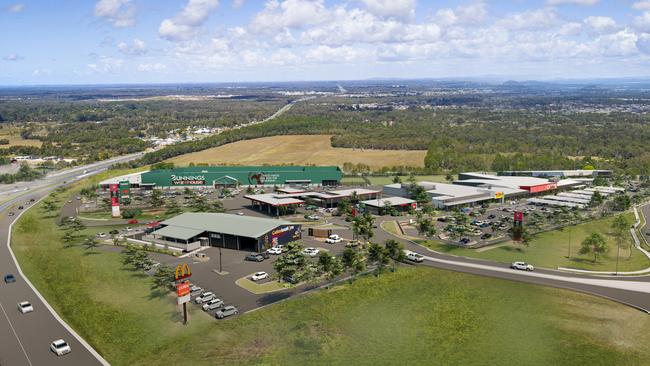 A concept image of the approved Bunnings Warehouse at Caboolture. Image: supplied