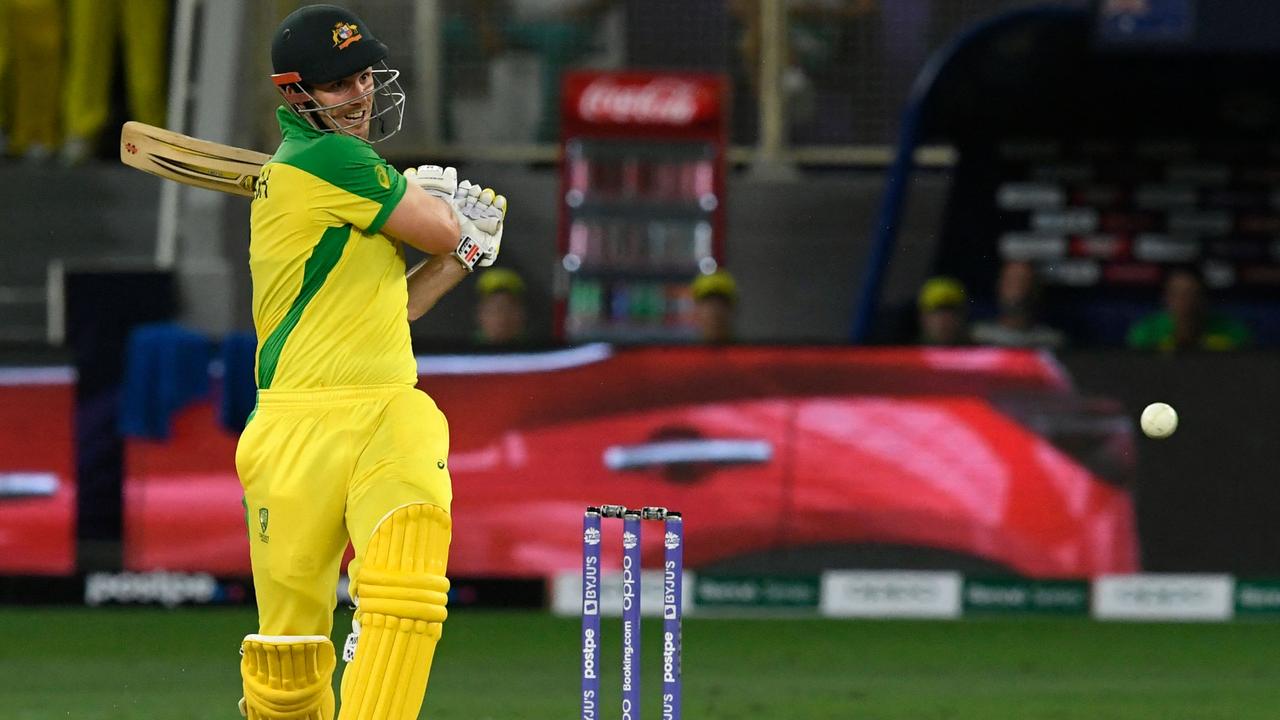 Mitch Marsh was a star at the T20 World Cup. (Photo by Aamir QURESHI / AFP)