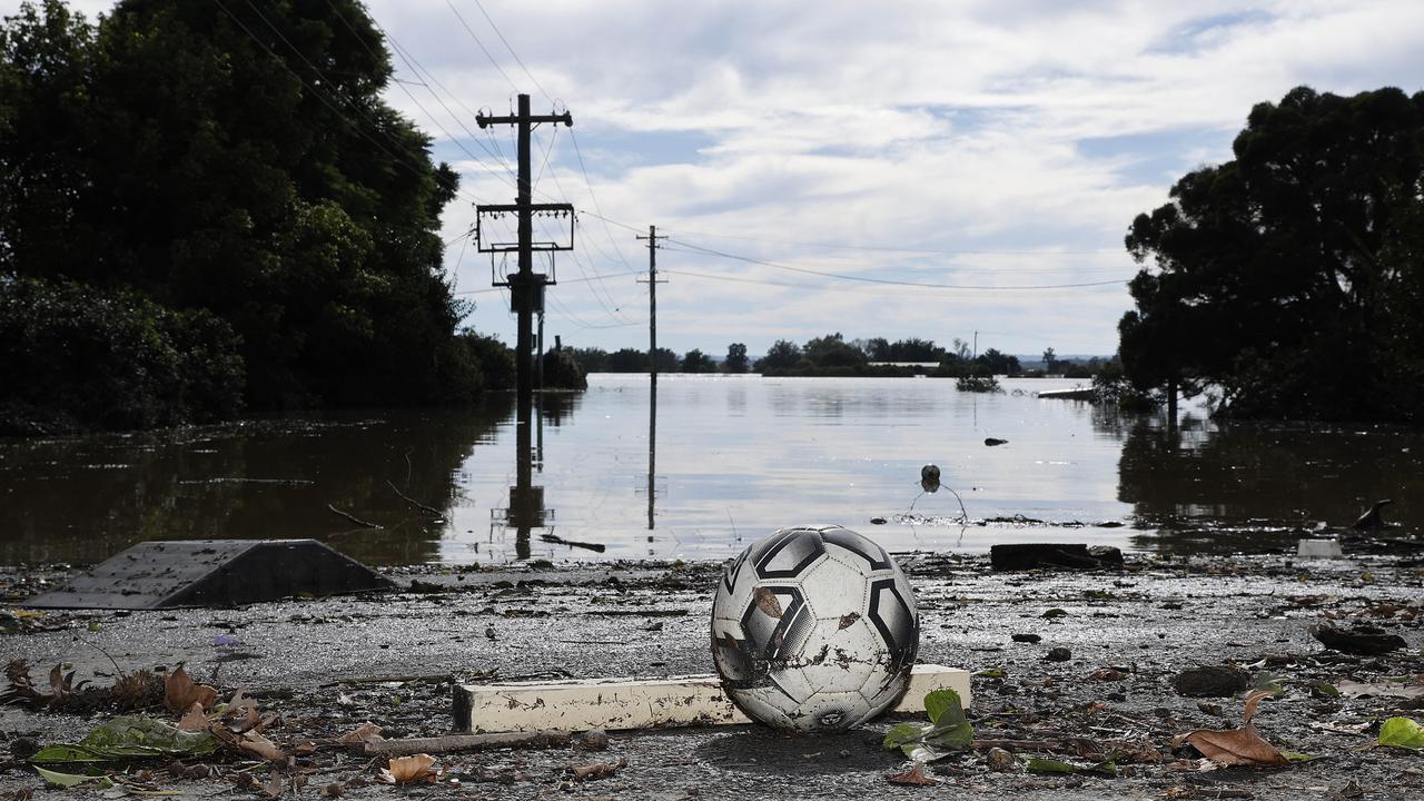 The clean-up will begin in earnest once the flood waters have receded. Picture: NCA NewsWire / Dylan Coker