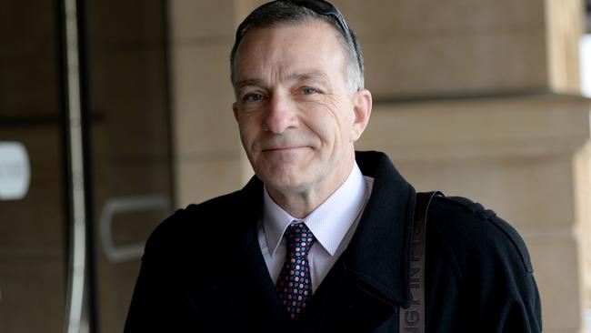 Henry Keogh outside the Supreme Court during an earlier hearing.