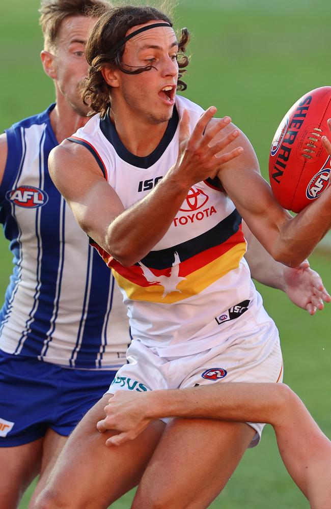 Will Hamill has been a shining light for the Crows but he shouldn’t have to star in his first year for Adelaide to be competitive. Picture: Michael Klein