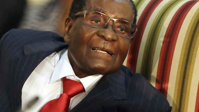 Zimbabwe’s president Robert Mugabe is to become a goodwill ambassador for the World Health Organization. Picture: AP Photo/Themba Hadebe