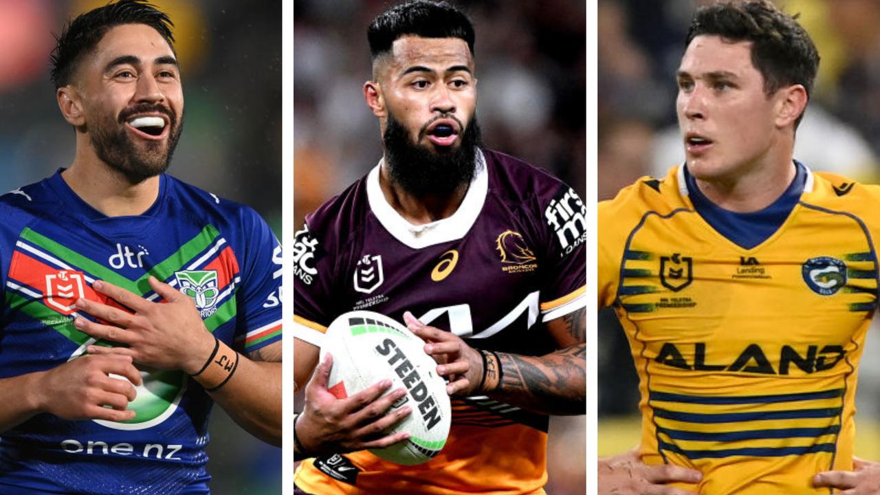 Shaun Johnson, Payne Haas and Mitchell Moses. Getty