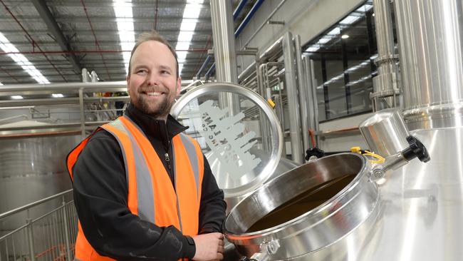 Head brewer Jon Seltin.