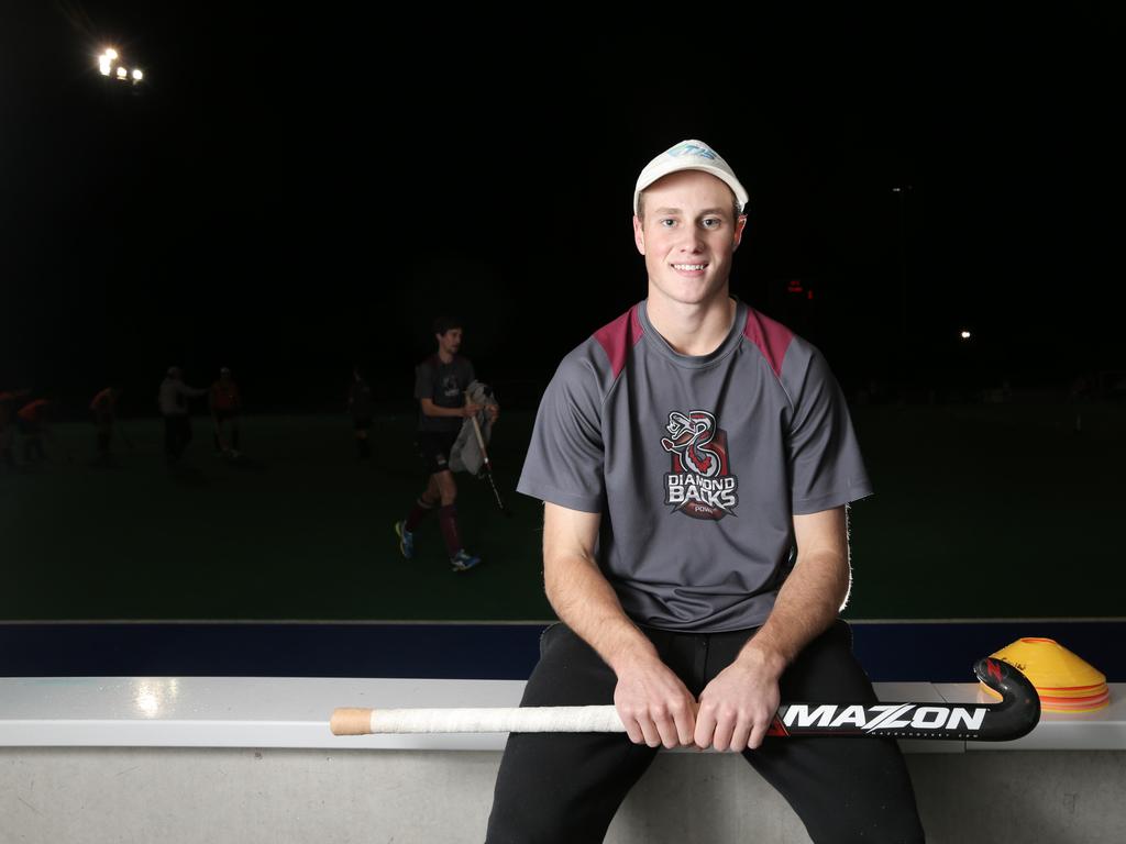 27. Jack Welch (2015) athlete. Australian men’s hockey player Welch has scored one goal in three games for the Kookaburras. Picture: LUKE BOWDEN