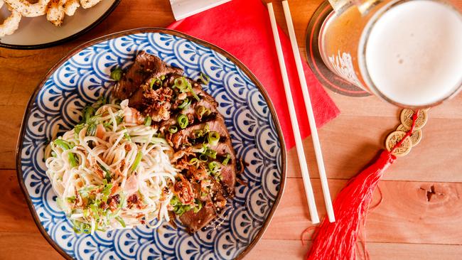 Junk does cheep, cheerful Asian eats.