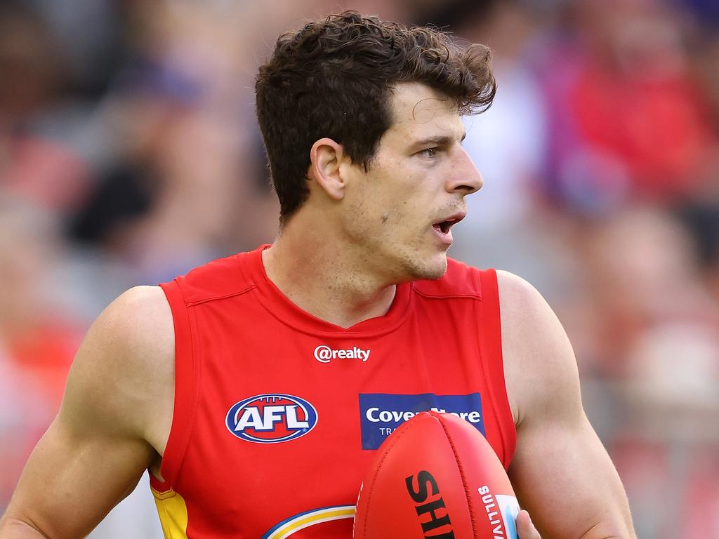 Chris Burgess is poised to play his first game as a Crow against his old side. Picture: Paul Kane/Getty Images