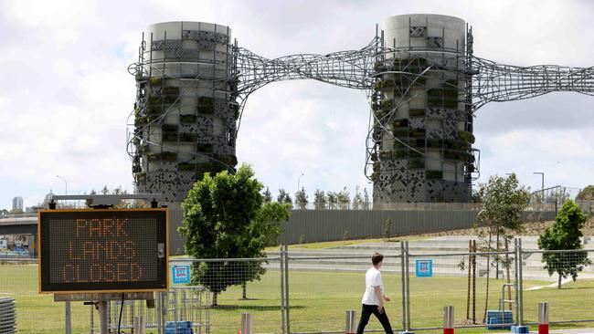 Rozelle Parkland, newly opened at the time, was the first site closed. Picture: NCA NewsWire/Damian Shaw