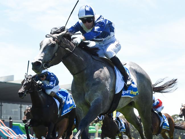 Impressive debut winner My Gladiola will attempt to remain unbeaten in Saturday's Group 2 Blue Diamond Prelude for fillies at Caulfield. Picture: Racing Photos via Getty Images.