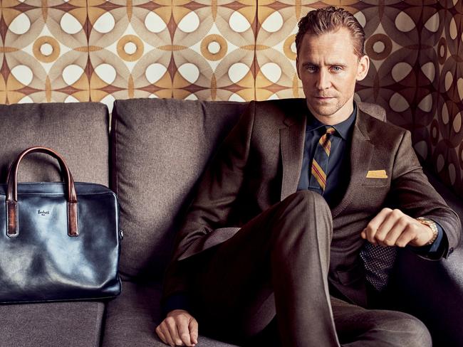 Tom Hiddleston’s shoot for GQ. Picture: Nathaniel Goldberg for GQ