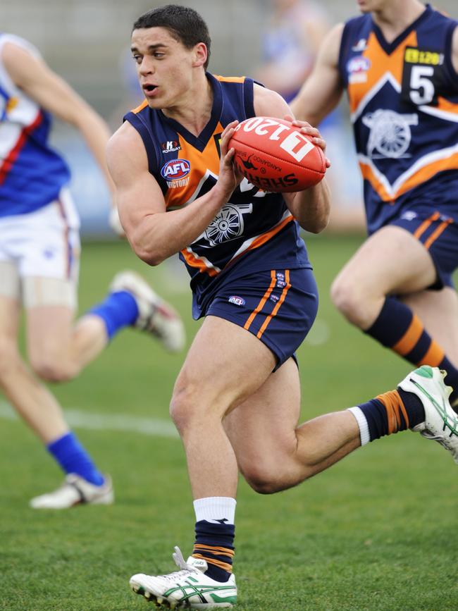 Dion Prestia in action for Calder Cannons.