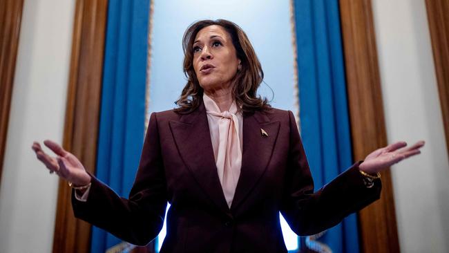 The lawsuit focuses on how CBS edited a ‘60 Minutes’ interview with former vice-president Kamala Harris. Picture: Getty Images