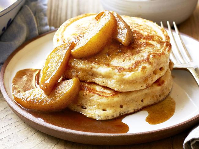 Curtis Stone’s fluffy wholemeal pancakes.