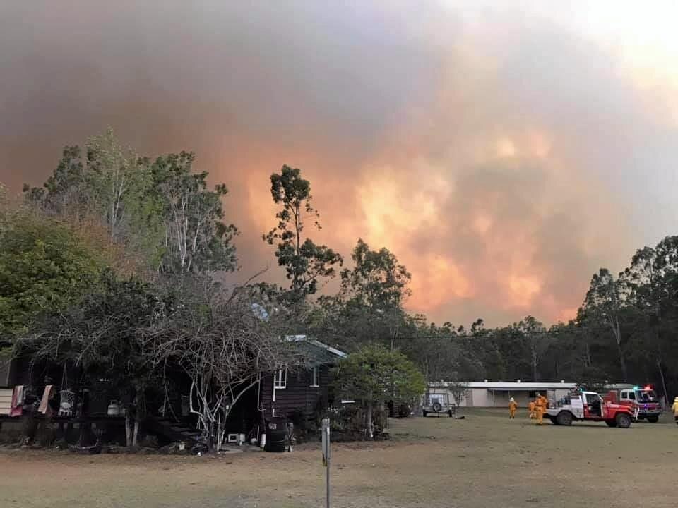 The bushfire destroyed a number of properties. Photo: Kyogle RFS. Picture: Kyogle RFS