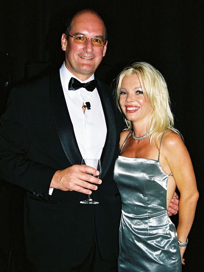 Television presenter David Koch and Gold Coast Ambassador Melissa Burrows.