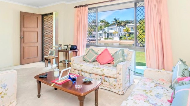 The neat but basic interior of Noosa's latest multimillion sale.