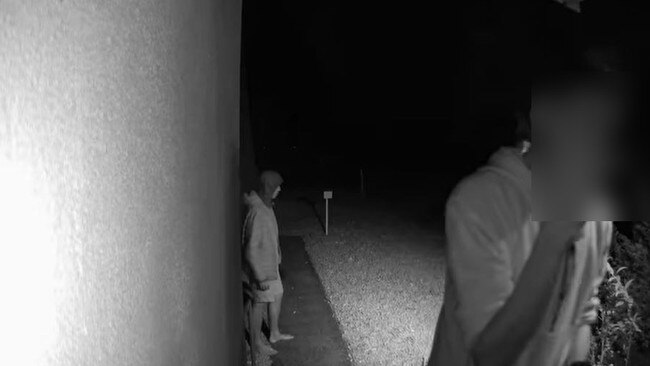 An alleged attempted break-in, caught on CCTV at a Goonellabah home on Boxing Day. Picture: Facebook / Supplied