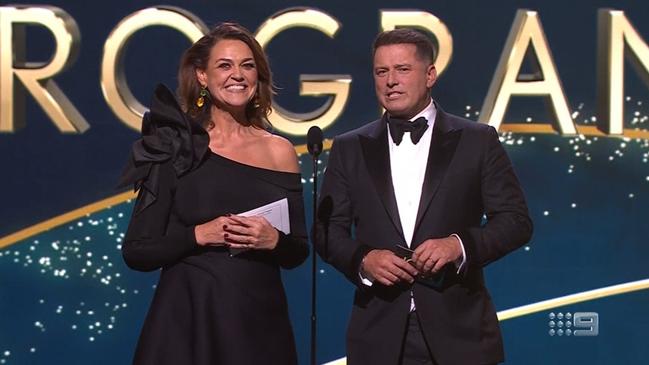 Chrissie Swan and Karl Stefanovic brought some fun. Picture: Channel 9