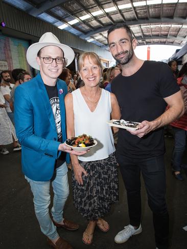 Troy Lake, Krystina Gloftis, Paul Gloftis Festival of Mussels. Miami Marketta, Miami. Picture: Andrew Meadowcroft