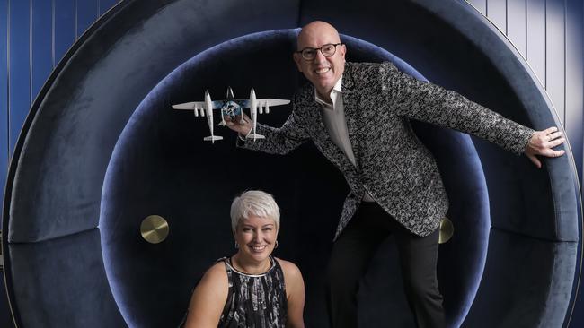 Icon Group founders Cathie Reid and Stuart Giles, Picture: Mark Cranitch