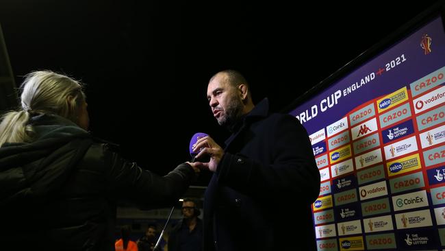 Lebanon coach Michael Cheika said his team attempted to seek out audio of the incident. Picture: Getty