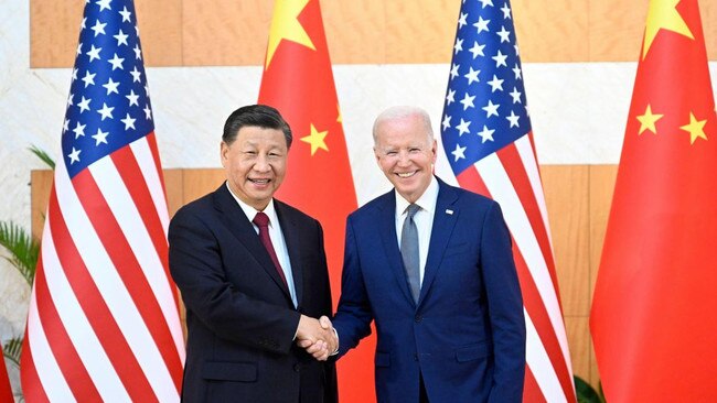 President Biden met President Xi in Bali in November but tensions in the region continue. Picture: Alamy/The Times