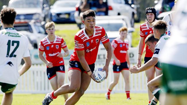 Hunter Fangupo dominated the middle for Illawarra. Picture: John Appleyard