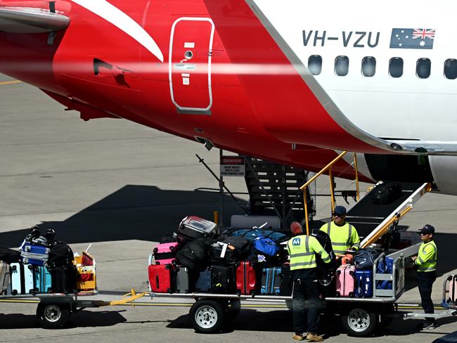 New baggage handlers are being offered sign-on bonuses.