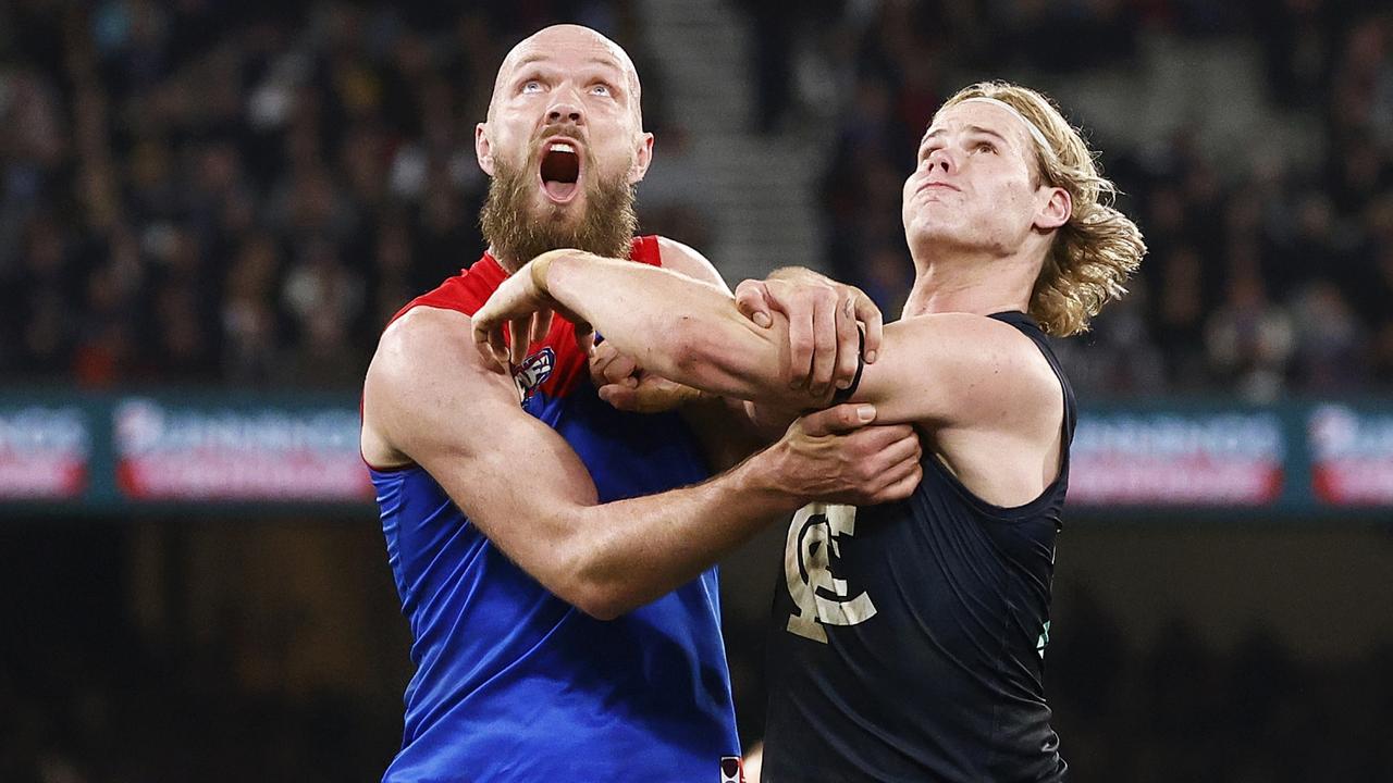 The Blue will play a major role in trying to stifle Max Gawn on Friday. (Photo by Daniel Pockett/Getty Images)