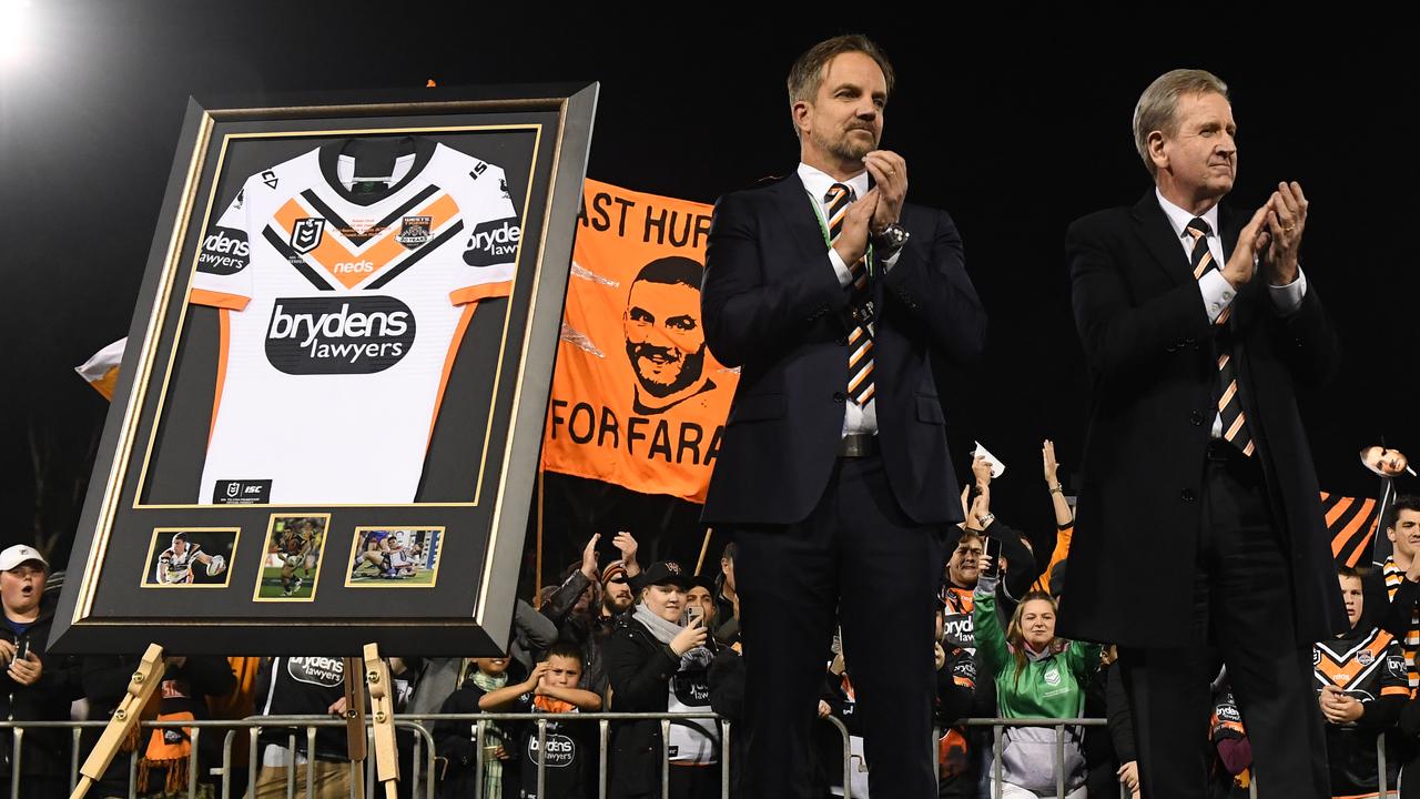 CEO Justin Pascoe (L) is out, while Barry O’Farrell heads up the new structure. Picture: AAP Image/Dean Lewins