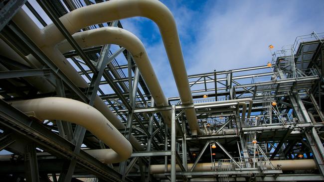 A LNG plant at Gladstone, in Queensland. Picture: Bloomberg