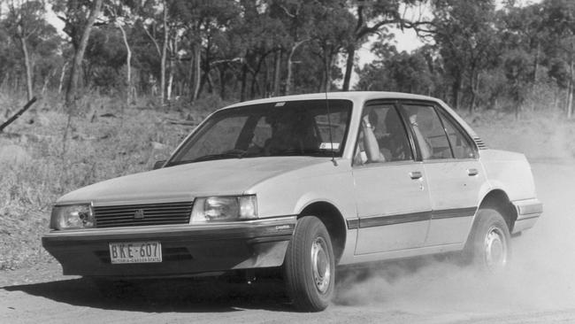 An under-powered engine and poor build quality hurt the Holden Camira. Picture: News Corp Australia